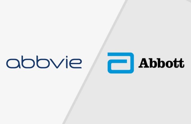 Abbive and Abbott logo split.