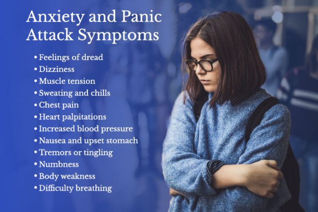 List of Anxiety and Panic Attack Symptoms