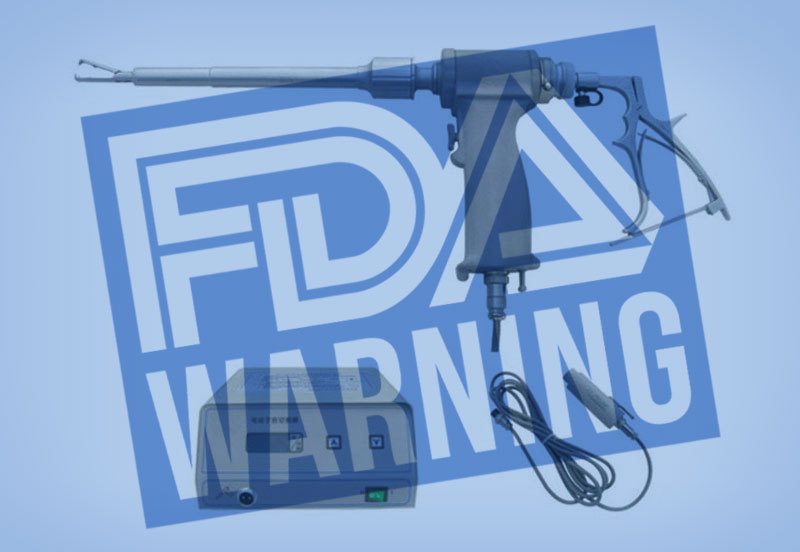 Power Morcellator parts with FDA warning