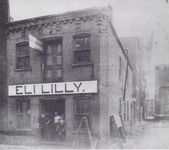 Original Eli Lilly & Co. Building, 1876