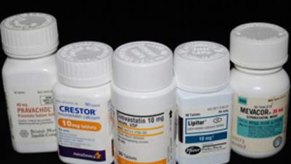 Lipitor, Crestor an other Statin drug bottles