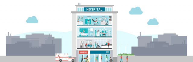 Hospital illustration